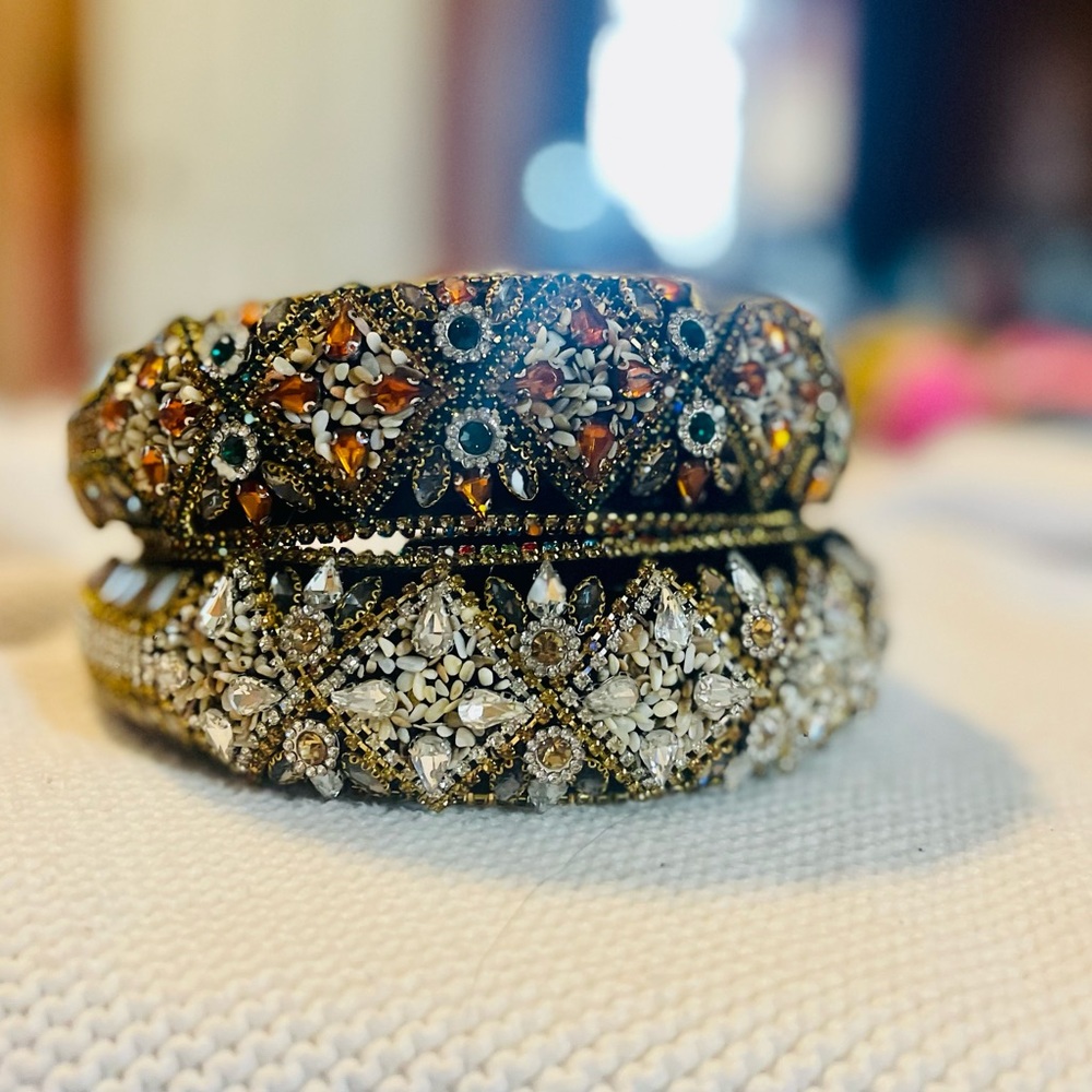 Bejeweled Royal Crown Inspired
Padded Embellished Headbands